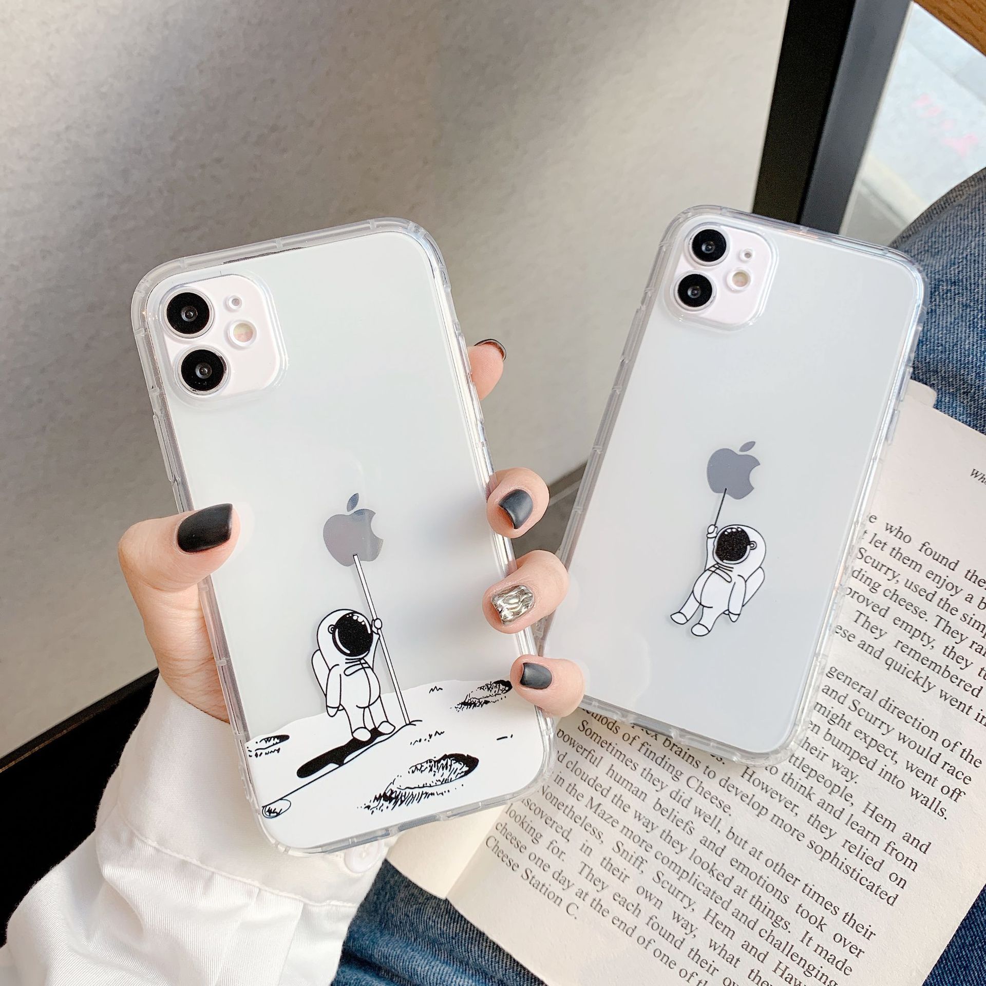 Creative Spaceman Transparent Cute Phone Case - Image 6
