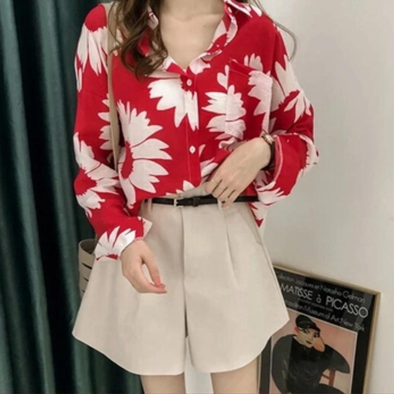 Title 7, Large Size Printed Shirt Women