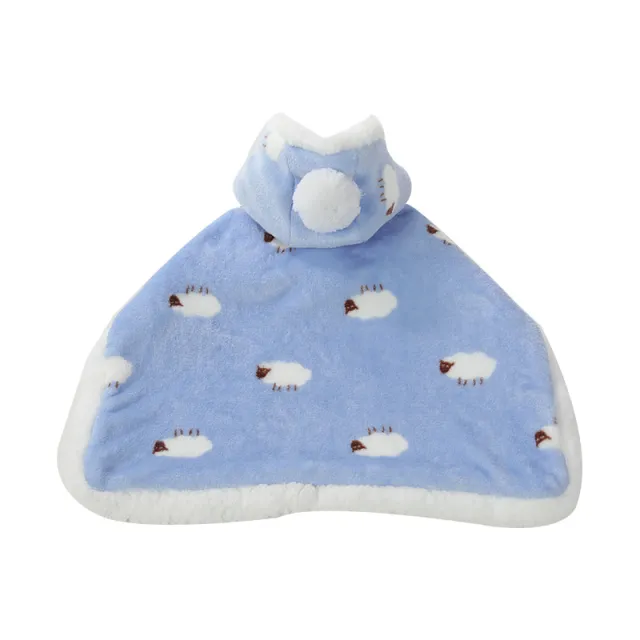 Warm Nightgown Cat Transforms Into Winter Clothing Blue Lamb Buttons - Shop at LoveMi