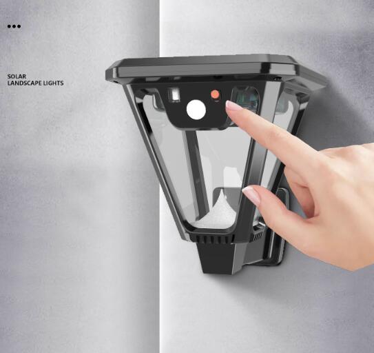 مصباح حائط شمسي خارجي بطراز صيني جديد للحدائق والساحات