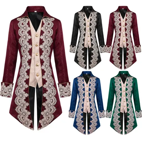Men's Steampunk Medieval Dovetail Costume