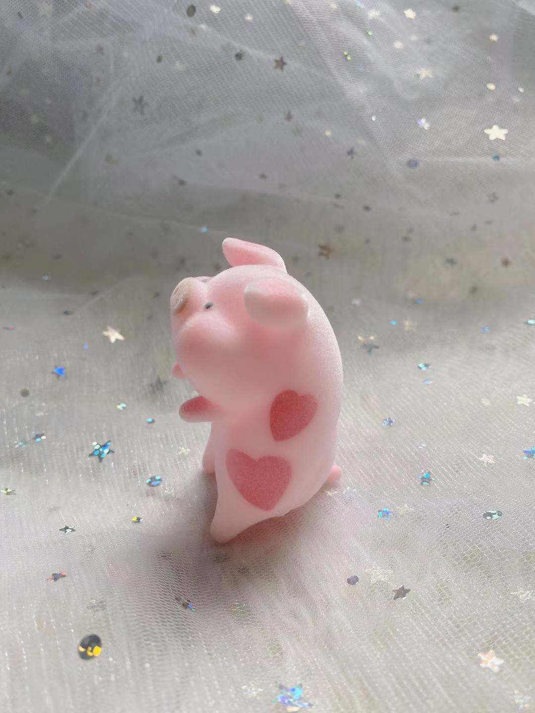 Loving Standing Pig