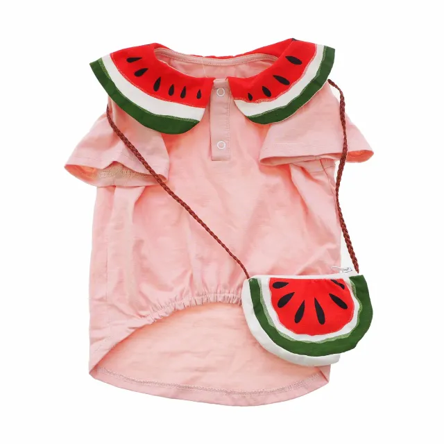Summer Cotton Watermelon Dog Breathable Fashion Bag And Vest - Shop at LoveMi
