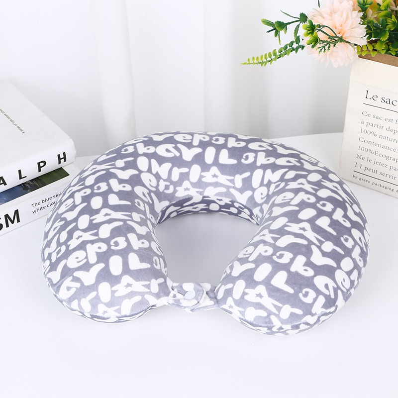 Memory Foam U-shaped Pillow, Travel Neck Support Pillow, Office Nap Pillow, Slow Recovery