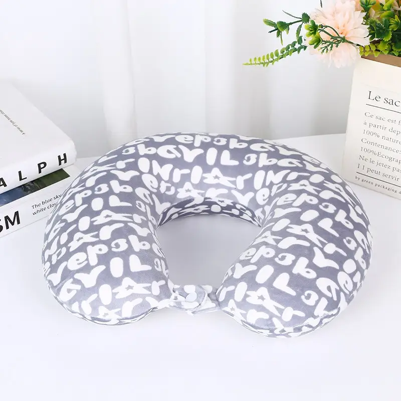 Memory Foam U-shaped Pillow, Travel Neck Support