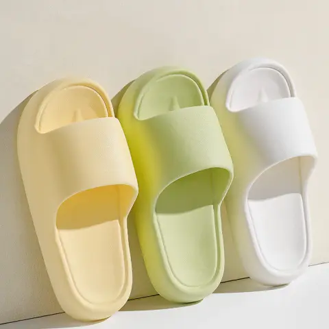 Solid Thick-soled Home Slippers Summer Non-slip Floor Bathroom Slipper