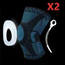 Black Blue 2Pcs
