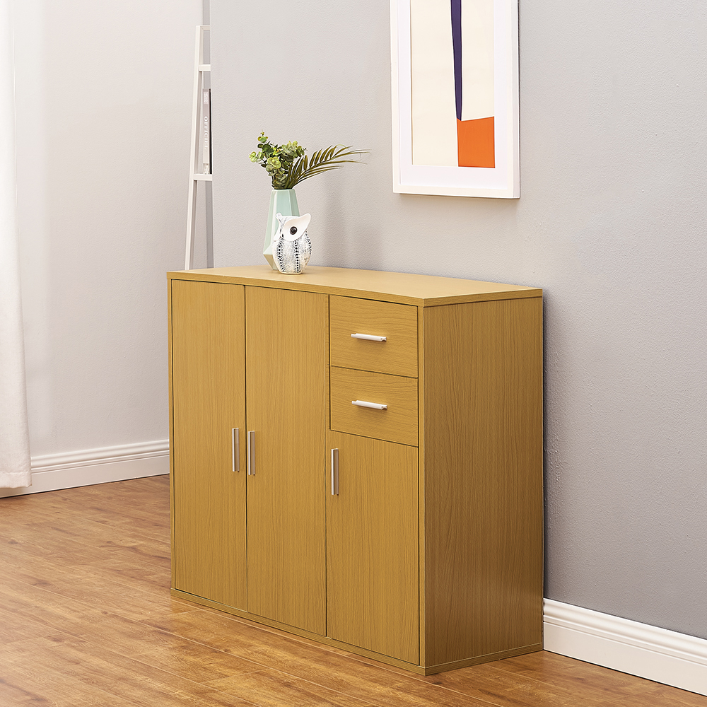 Modern Display Cabinet Cupboard Unit Sideboard Buffet Living Room Furniture — image 2