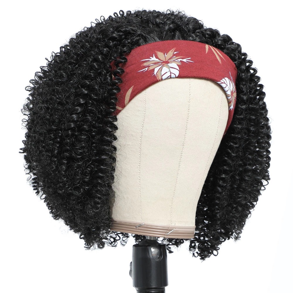 Hijab Ice Silk Chemical Fiber Wig — foto 4