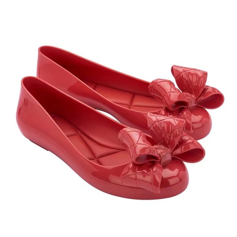 PVC Flat Jelly Shoes