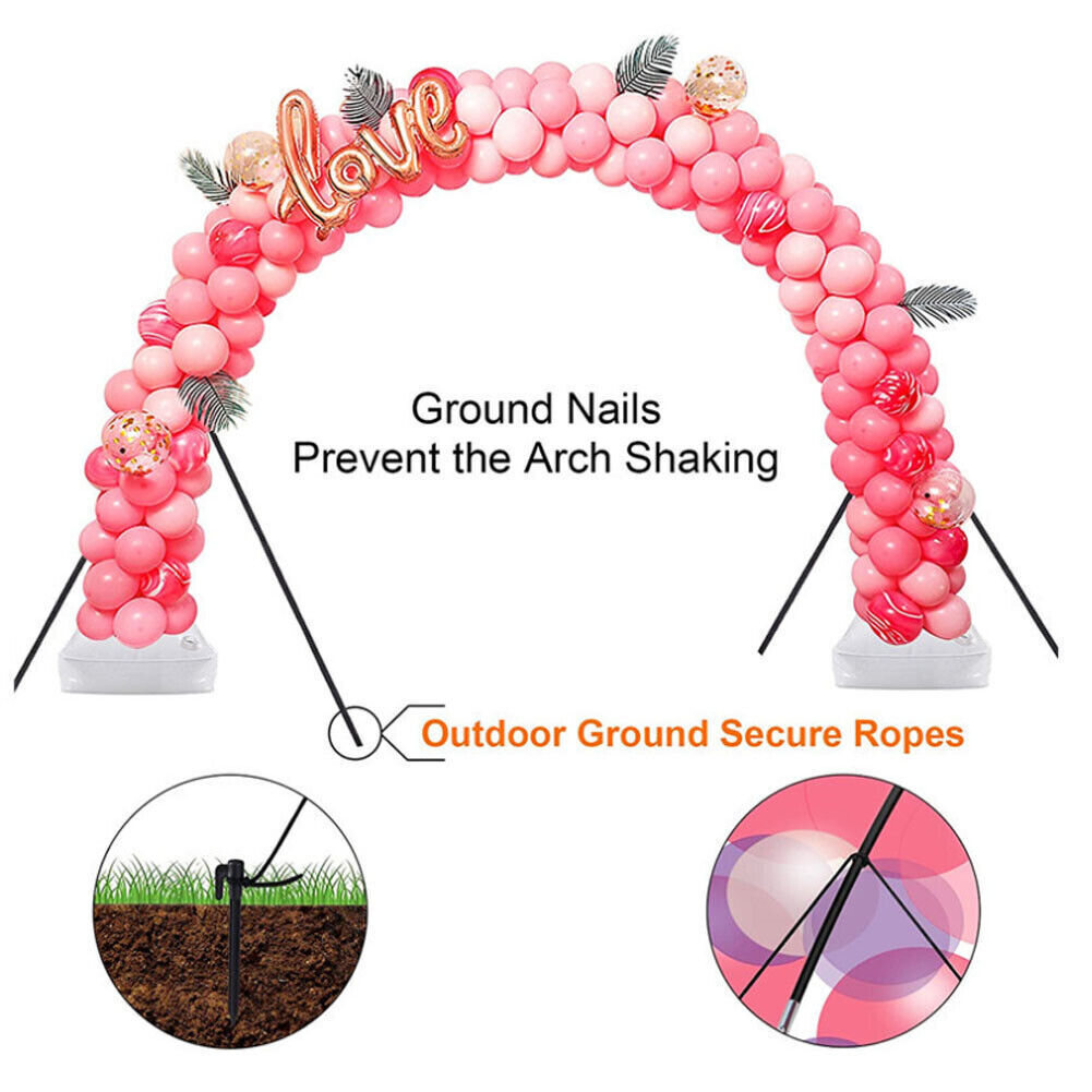 Balloon Arch Column Frame Garland Adjustable Arch Stand Wedding Party Decor 7
