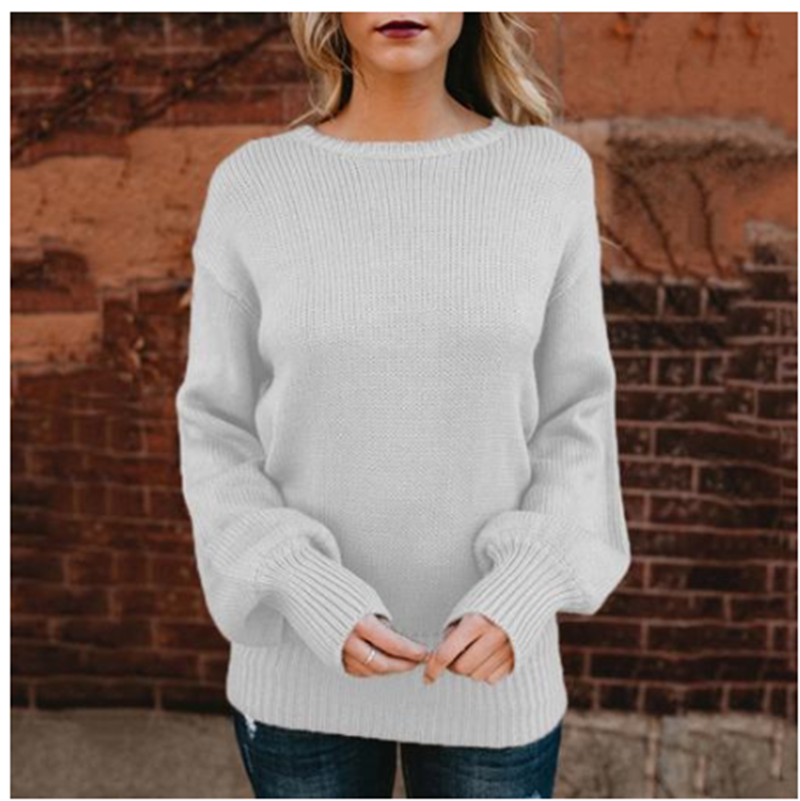 Title 7, European And American Sexy Bow Sweater Knitwear