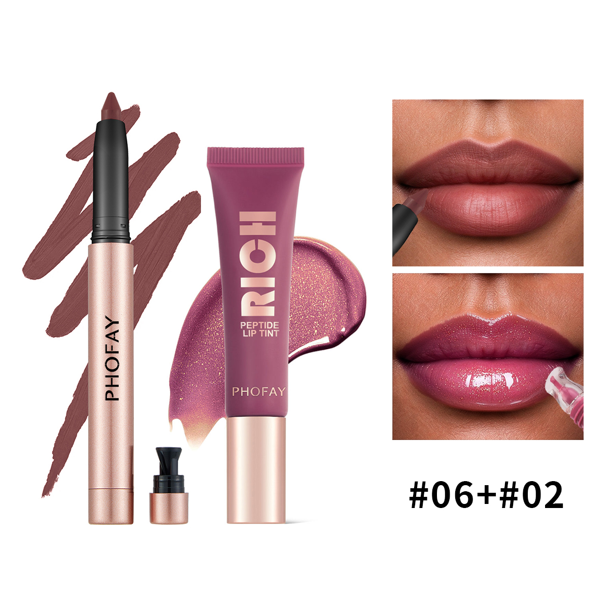 PHOFAY MATTE LIP LINER LIPSTICK PEN image 23