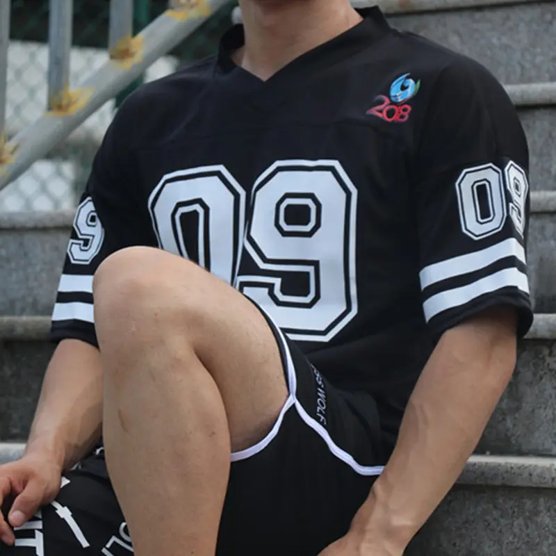 Sports T-shirt Men's Round Neck Loose Mesh