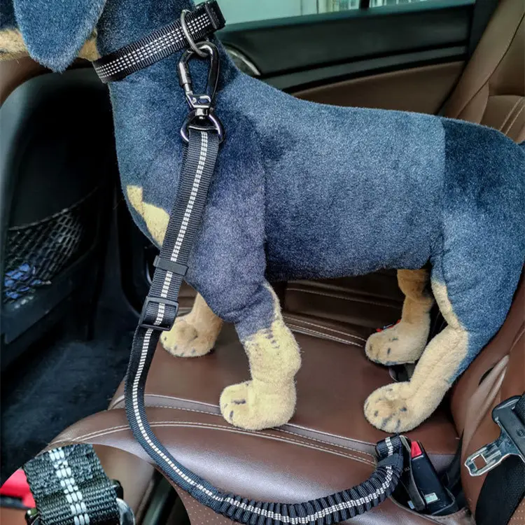 Pet Supplies Dog Reflective Buffer Retractable Car