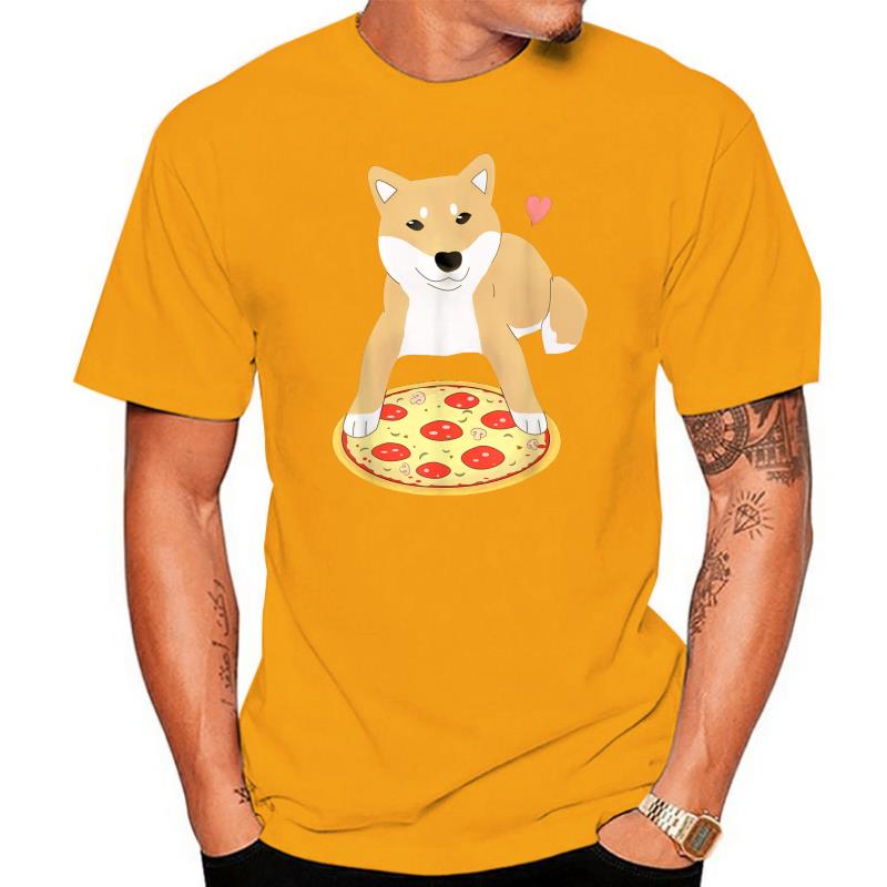 Title 2, Pizza Shiba Inu Dog Heart T-shirt voor honden- ...