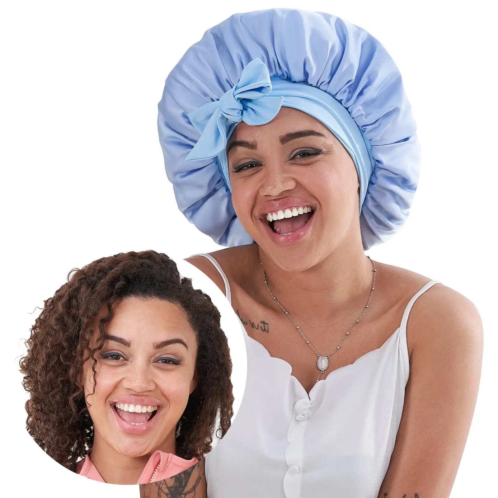 Silk Bonnet For Sleeping Women, Satin Hair