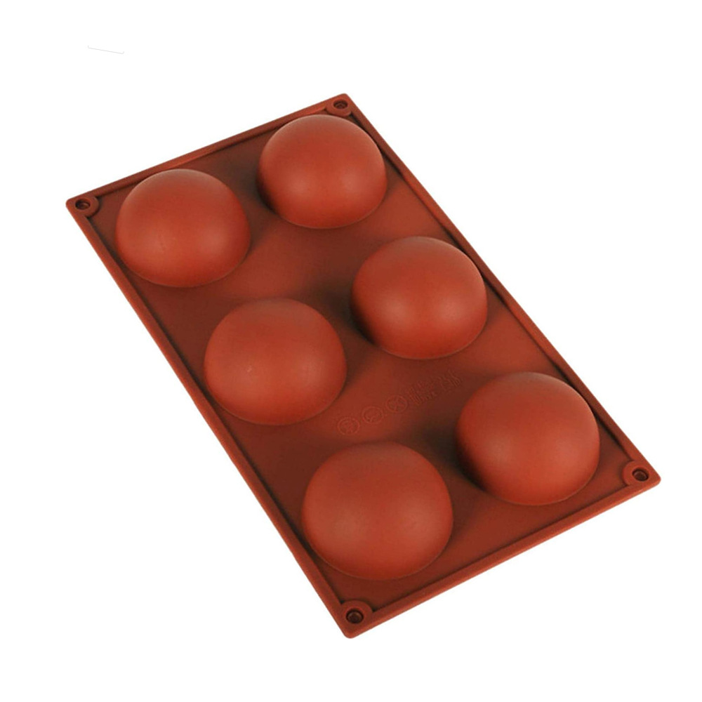 DIY Silicone Cake Mold With Hole Large Semi-circle Dome