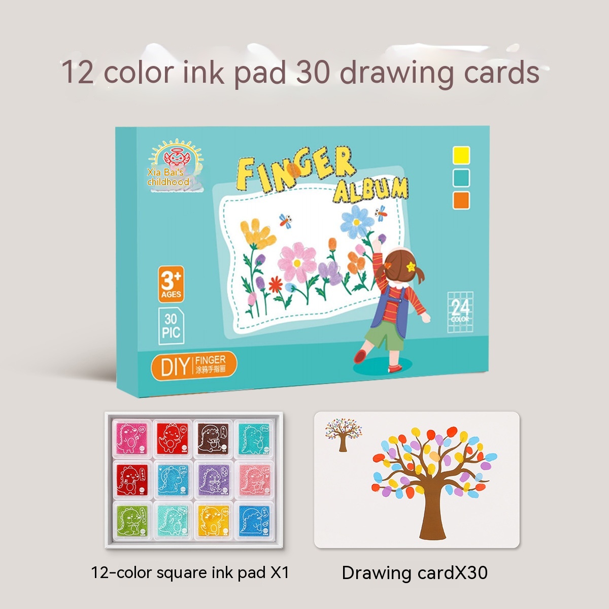 12 Colors 30 Picture Cards