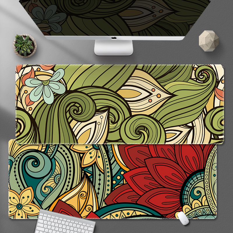 Black Red Mouse Pad Xxl Black Personality Fashion Mouse Art Pad Notebook Computer Pad Desktop Accessories — foto 4
