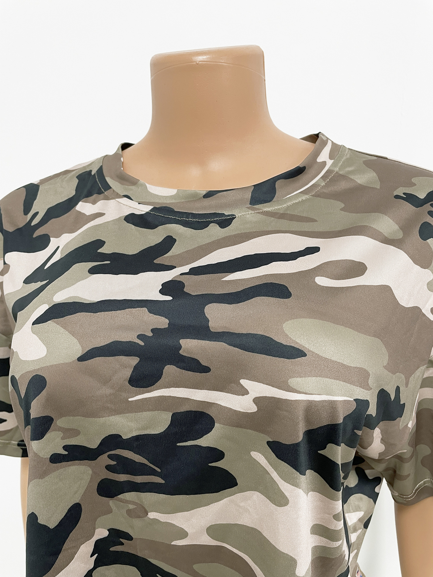 Title 8, Sports Casual T-Shirt Short Camouflage Top