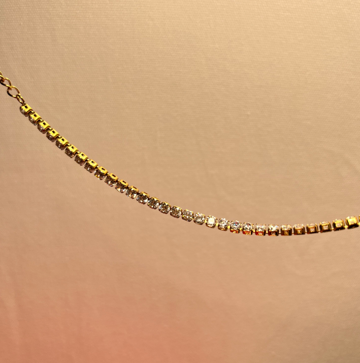 High-end Exquisite Ultra-flashing Starry Diamond Bracelet, Row Diamond Bracelet