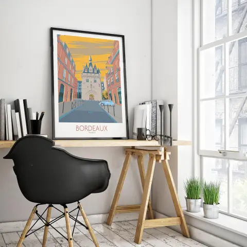 Bordeaux Tourist Poster