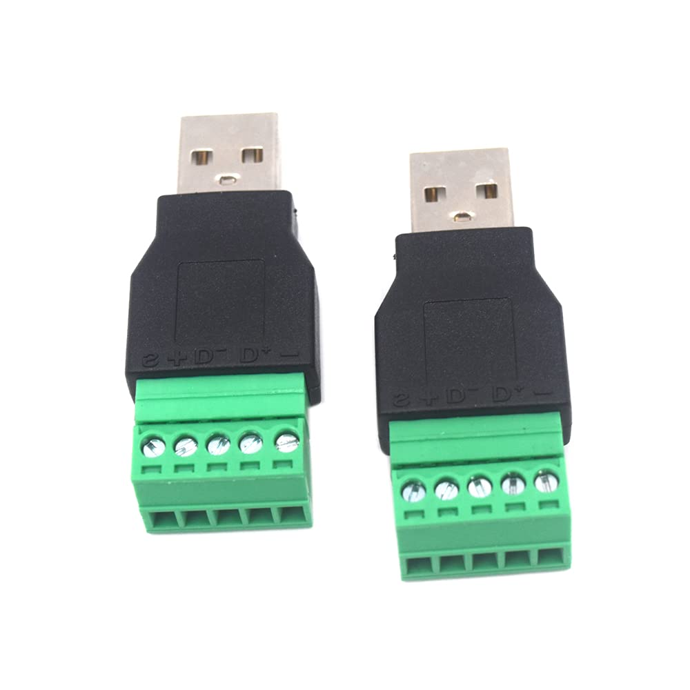 Solderless Terminal Male Female USB Plug