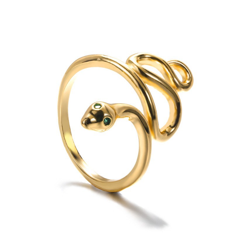 Title 1, Lady Snake-shaped Ring Popular Ornaments