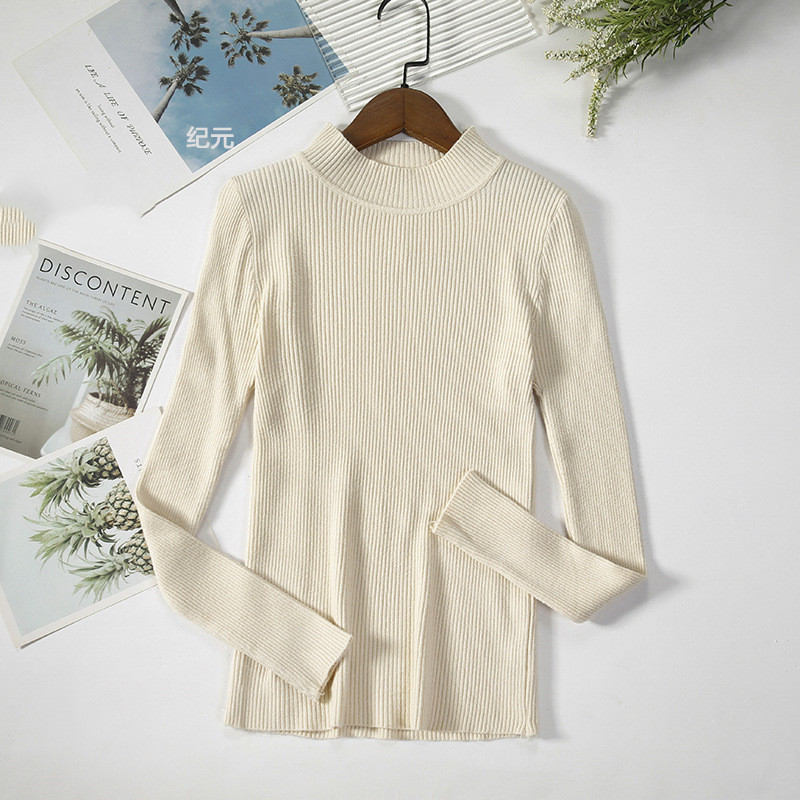 Title 9, Solid Color Pit Strip Knit Pullover Half Turtle...