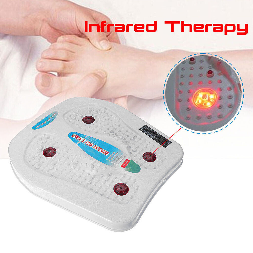 Foot Leg Vibration Blood Circulation Booster Feet Massager With Heated 9 Modes