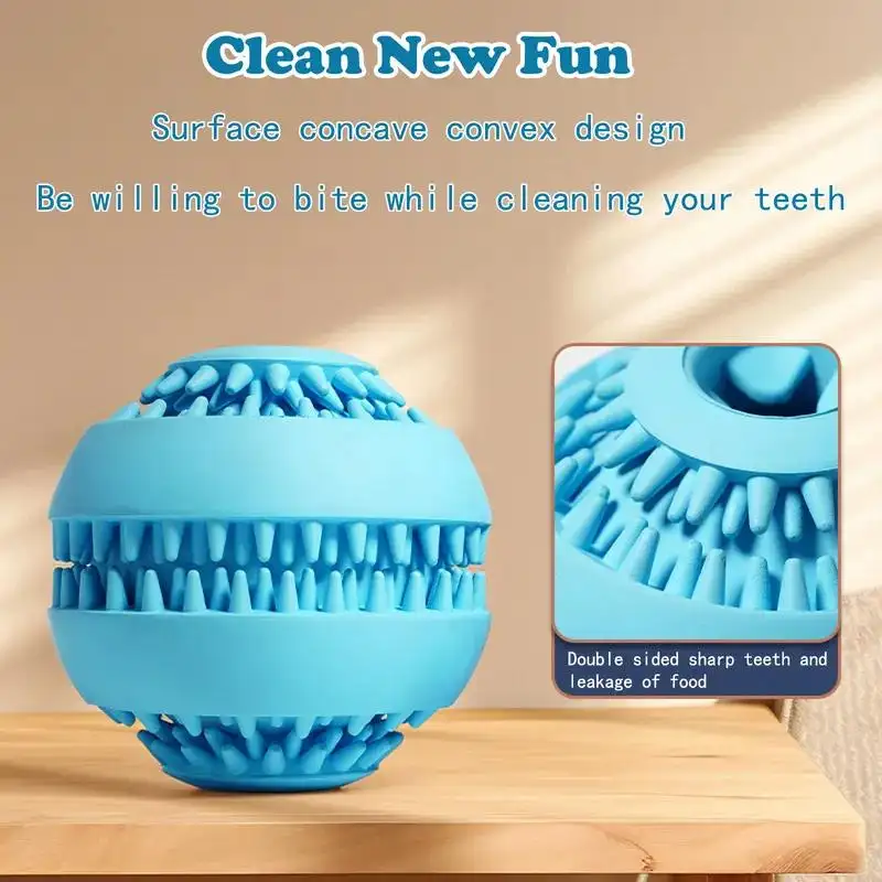 Interactive Dog Treat Ball, A Chewing Toy