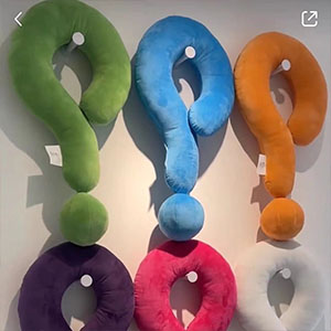 Question Mark Travel Neck Pillow