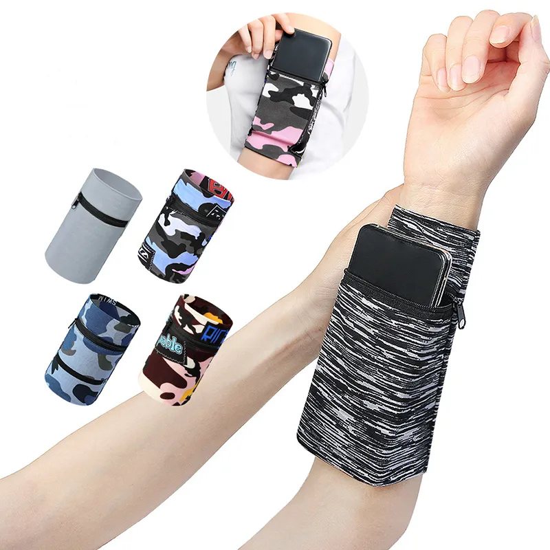 Running Mobile Phone Arm Bag Men Women Wristband Wrist