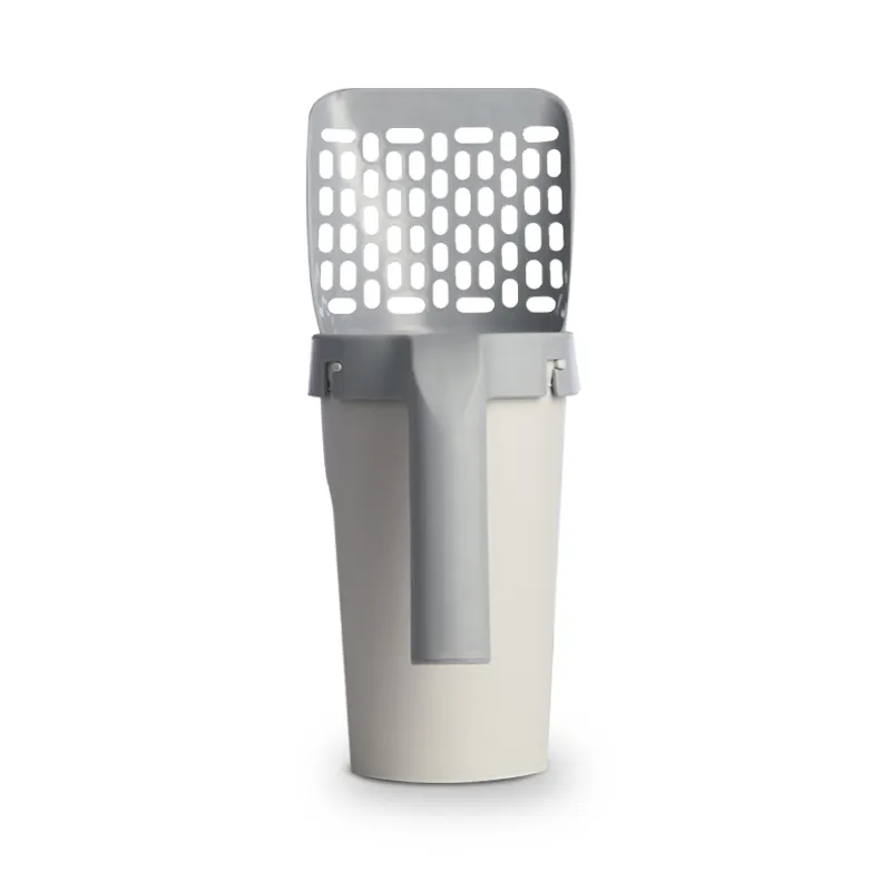 Storage Box Integrated Lazy Cat Litter Shovel