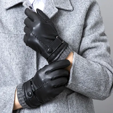 Men's Touch Screen Warm Driving in Autumn and Winter