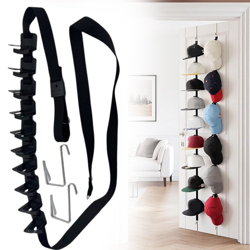 10 Hooks Baseball Cap Rack Hat Holder Home Organizer