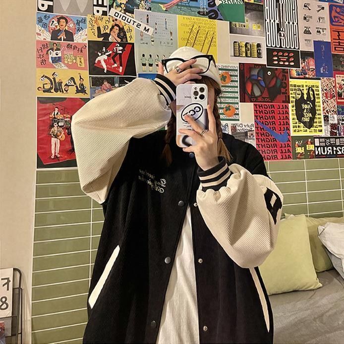 Shirt Design Sense Niche Purple Baseball Uniform Black - Shop at LoveMi