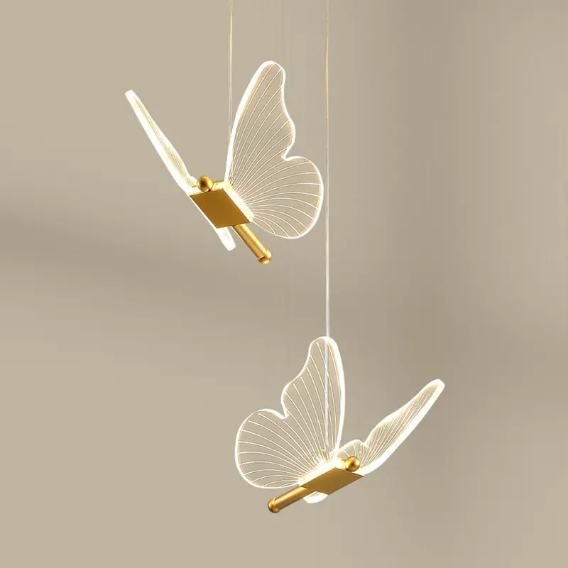 Long Line Modern Minimalist Bedroom Butterfly Bedside