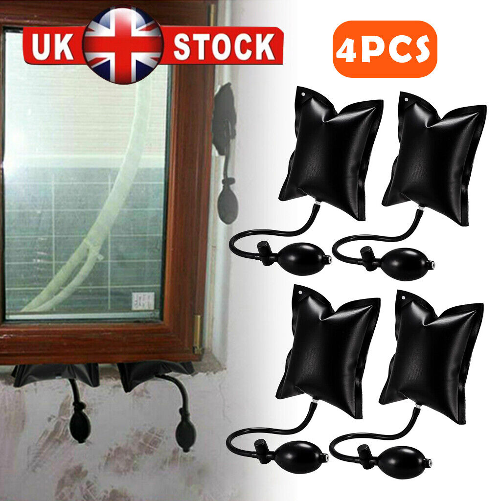 4x Air Bag Wedge Inflatable Auto Car Window Repair Lifter Alignment Level - Image 1