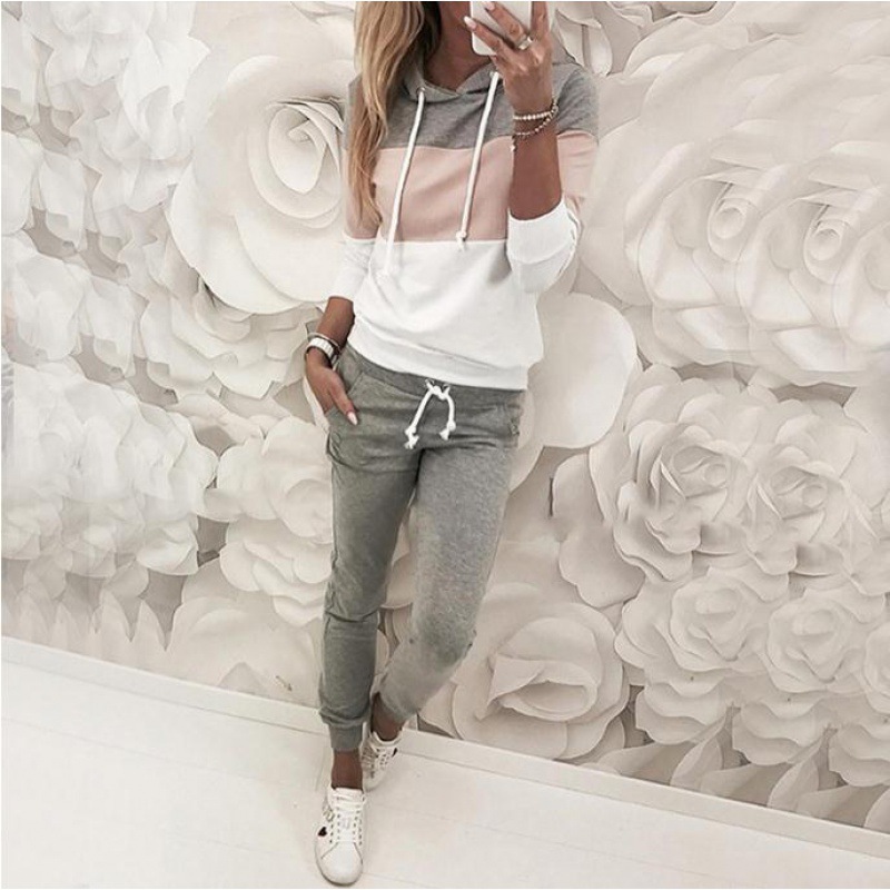 Title 5, Womens Fashion Casual Splicing Long-sleeved Sw...