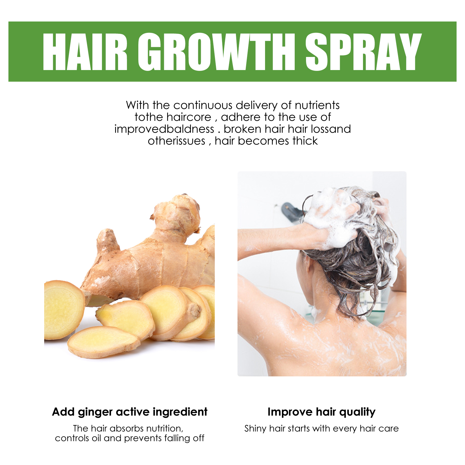 Jaysuing Hair Treatment, Strengthens Hair, Nourishes Root Growth And Thickens Scalp Massage Nutrient Solution - Image 4