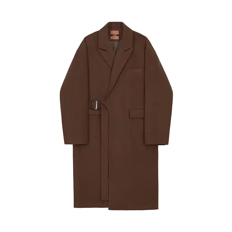 Fashion Double-sided Tweed Trench Coat