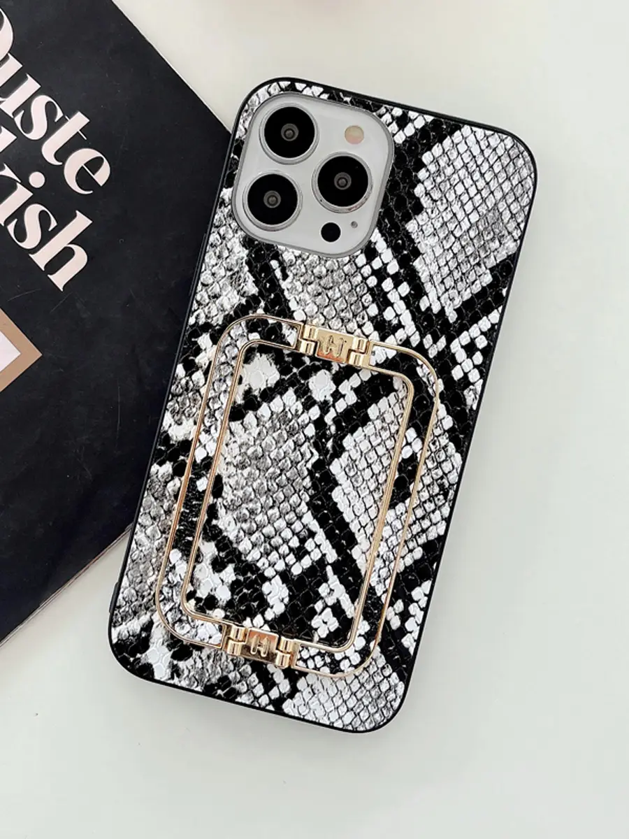 Leather Anti-fall Mobile Phone Case Bracket High-end Sense