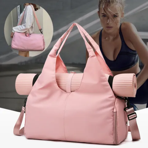 Women Yoga Bag Sports Fitness Dry and Wet Separation