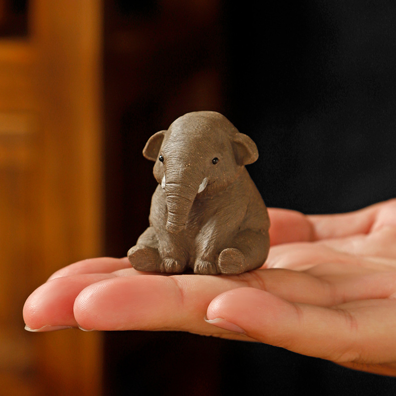 Title 1, Replica Elephant Tea Ornaments Purple Sand Supp...