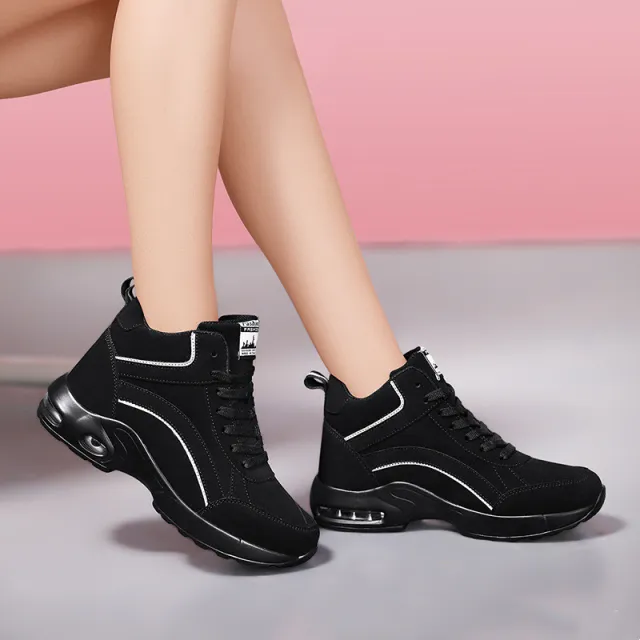 Dance Shoes Women's Soft Sole Suede With Heel Black - Shop at LoveMi