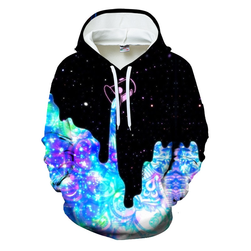 Digital Printing Couples Hooded Sweater Large Size Loose Baseball Uniform Men's Sweater