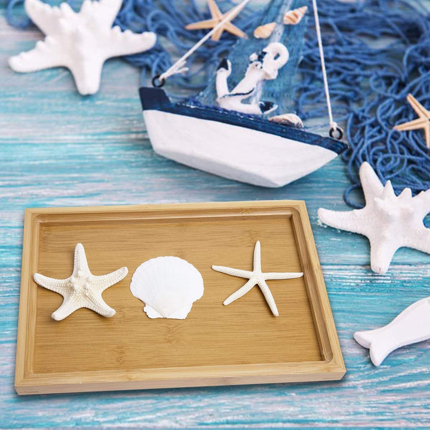 3-4 Inches Large Starfish And Scallop Shells For Crafts 12PCS Natural Beach Sea Shells For Crafting_voghion.com