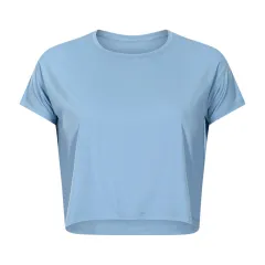 Fashion Loose Simple Yoga Short Sleeve - White - View 1